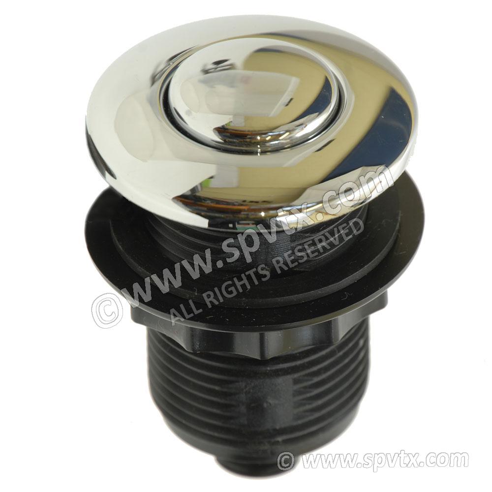 Air Button - mini dome chrome