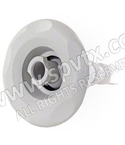 Mini Storm Directional Jet Internal Textured Five Scalloped Sterling Silver (Click In)