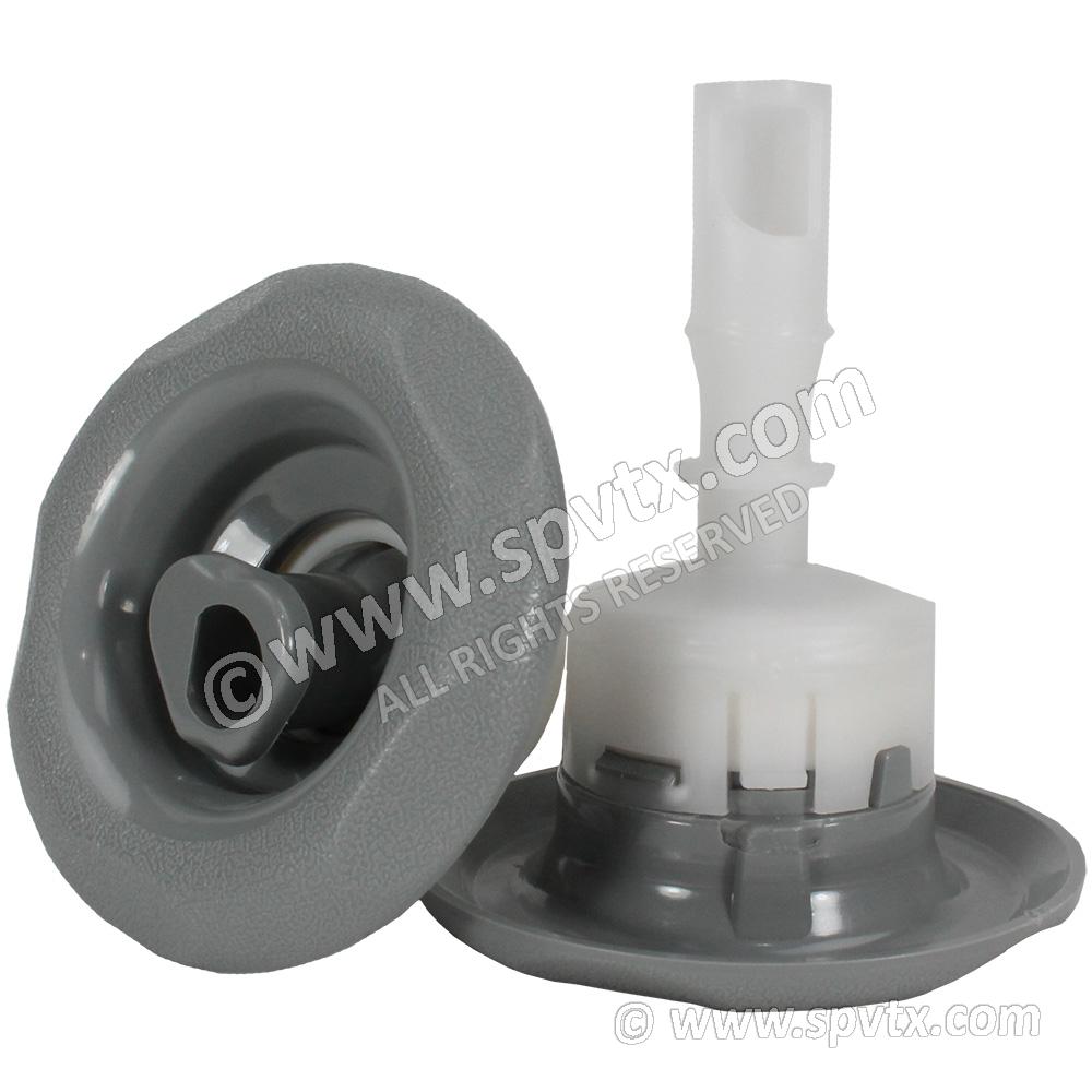 Cyclone Luxury Jet Adj Swirl Emerald Cut Grey