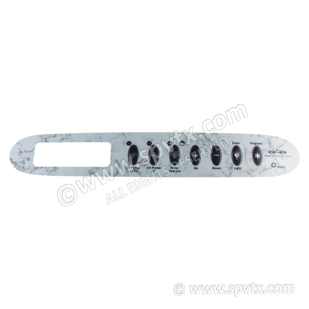 D1 Overlay for TSC-24 (7 buttons 3 jets + LFX)