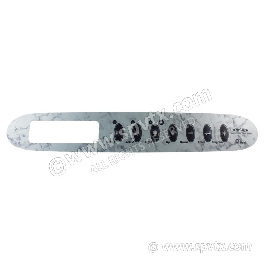 D1 Overlay for TSC-24 (7 buttons 2 jets)