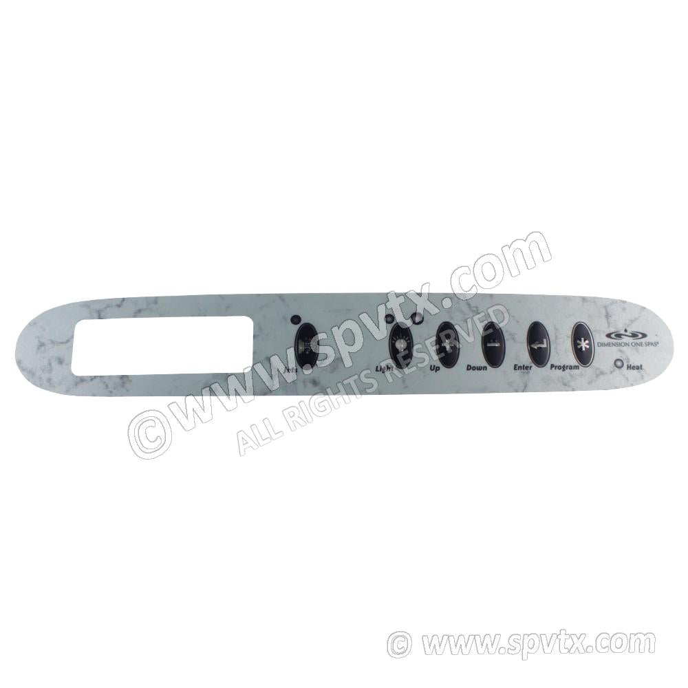 D1 Overlay for TSC-24 (6 buttons 1 jet)