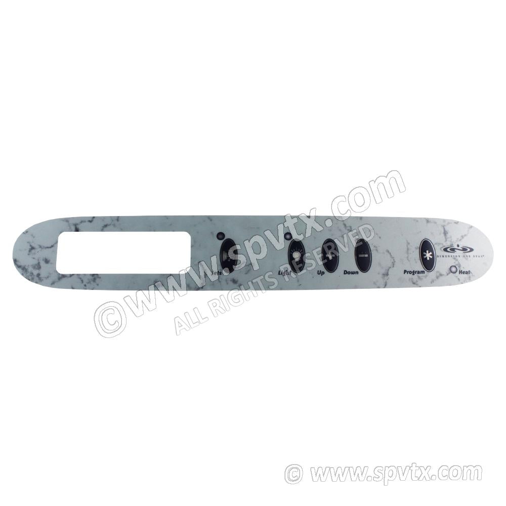 D1 Overlay for TSC-25 (5 buttons 1 jet)