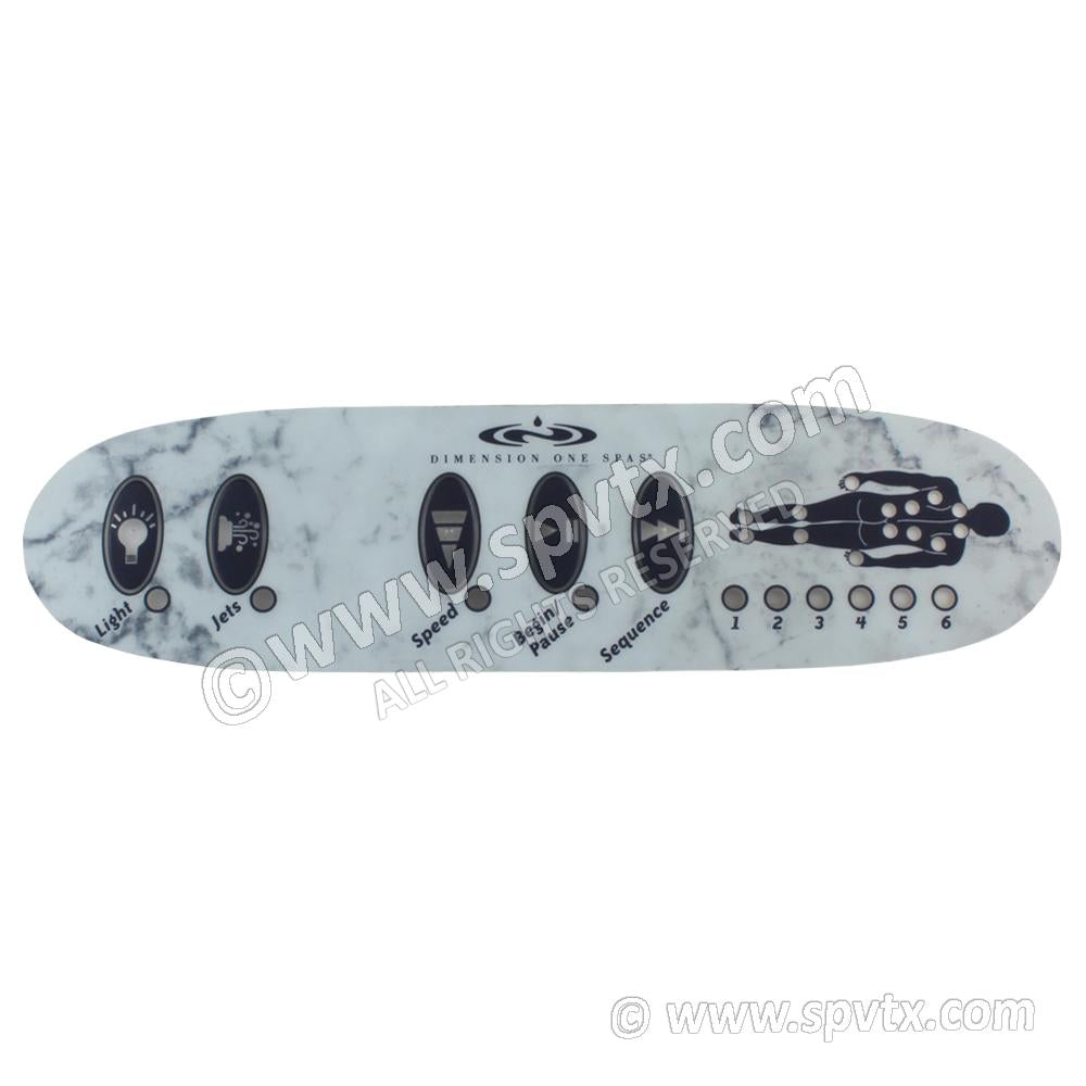 D1 Overlay for Massage Sequencer Topside (5 buttons)