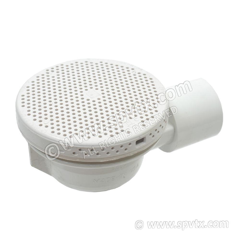 1 inch floor drain assembly WHITE
