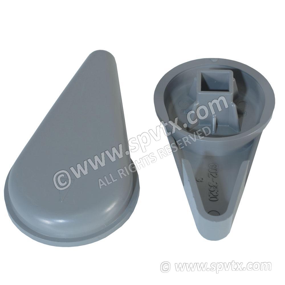 Waterway 2 inch Water Diverter Handle Grey