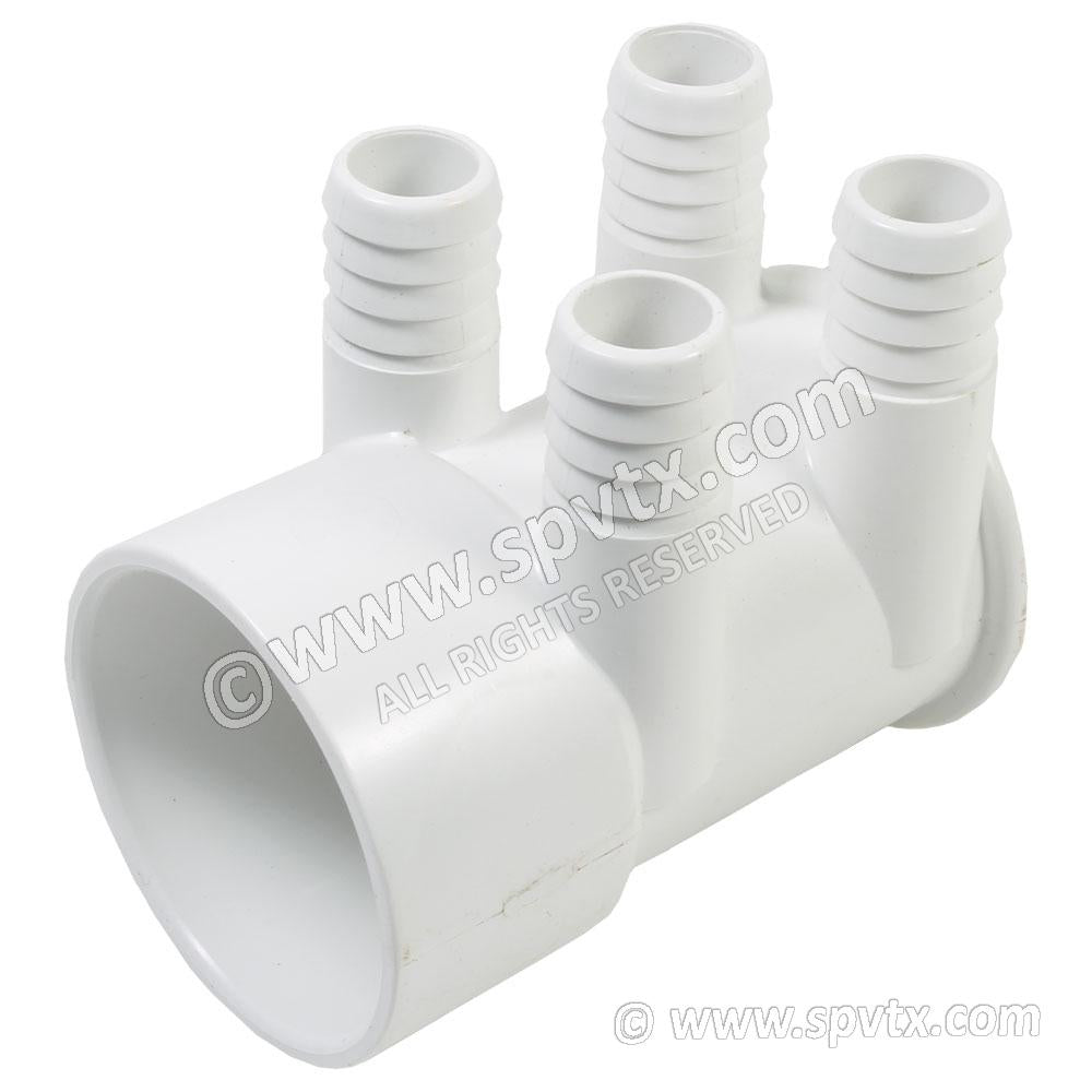 (250-0142) Manifold 4PT 3/4B x 2 inches S x 2 inches SPG